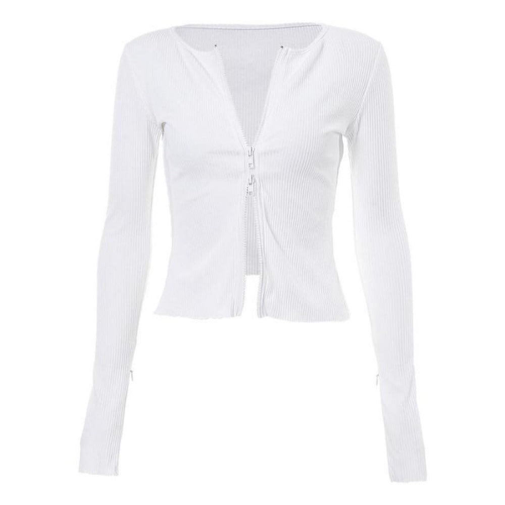 Everyday.Discount buy women's bodytop tiktok facebook,summer elastic fitted longsleeve bodytop pinterest overcoat with sleeves for women moda instagram womens longsleeve zipper jacket's clothing wear with skirts heels leggings pant trousers various sizes and colors boutique everyday.discount everyday free.shipping