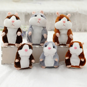 EveryDay.Discount talking hamster kids toys talking animal plush doll speaks soundrecording repeater 